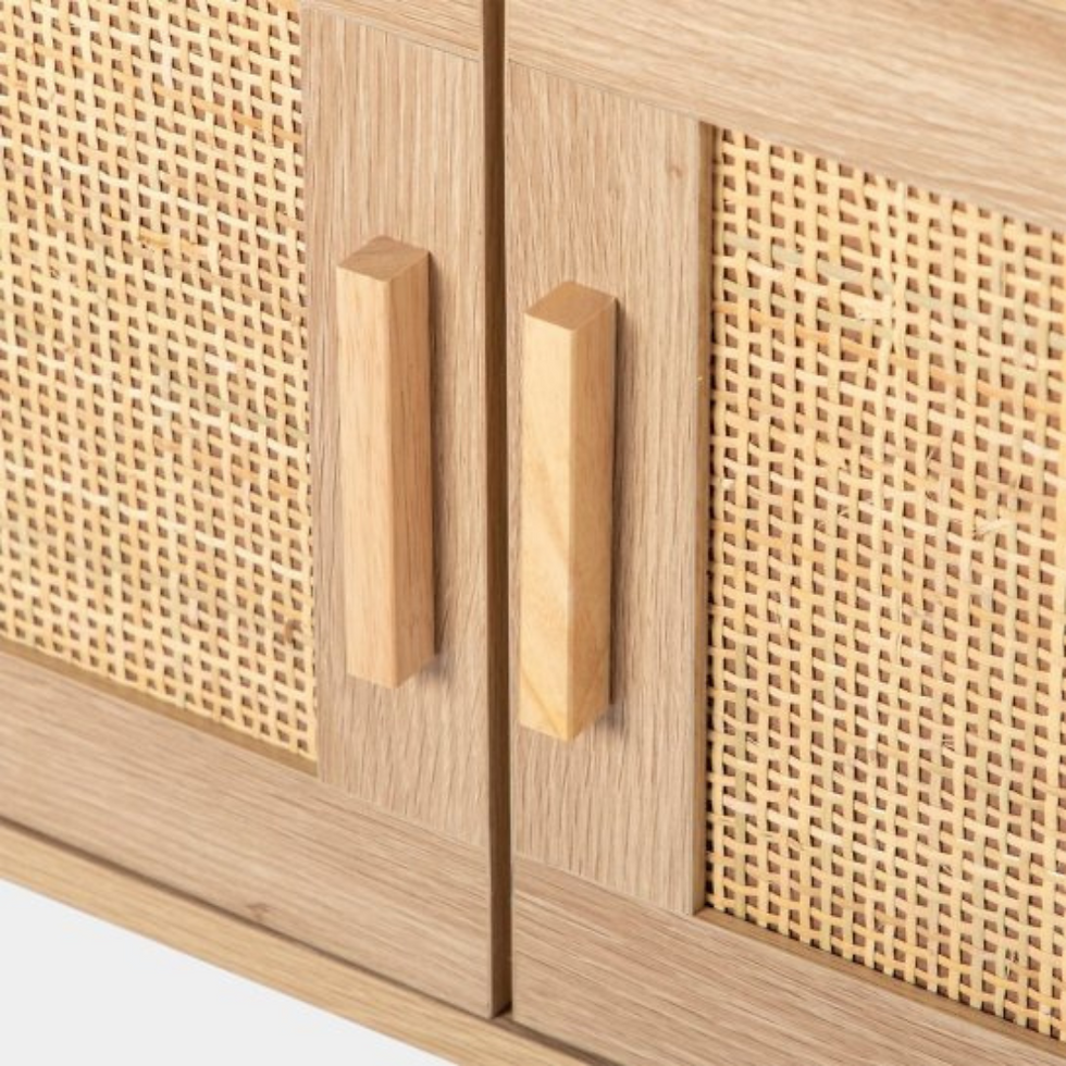 Miniatura: Portobello - Mueble de TV con rattan