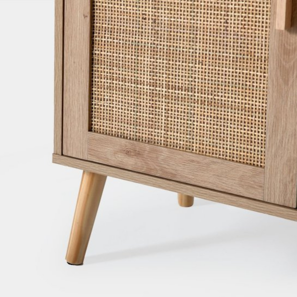 Miniatura: Portobello - Librero/Credenza con rattan