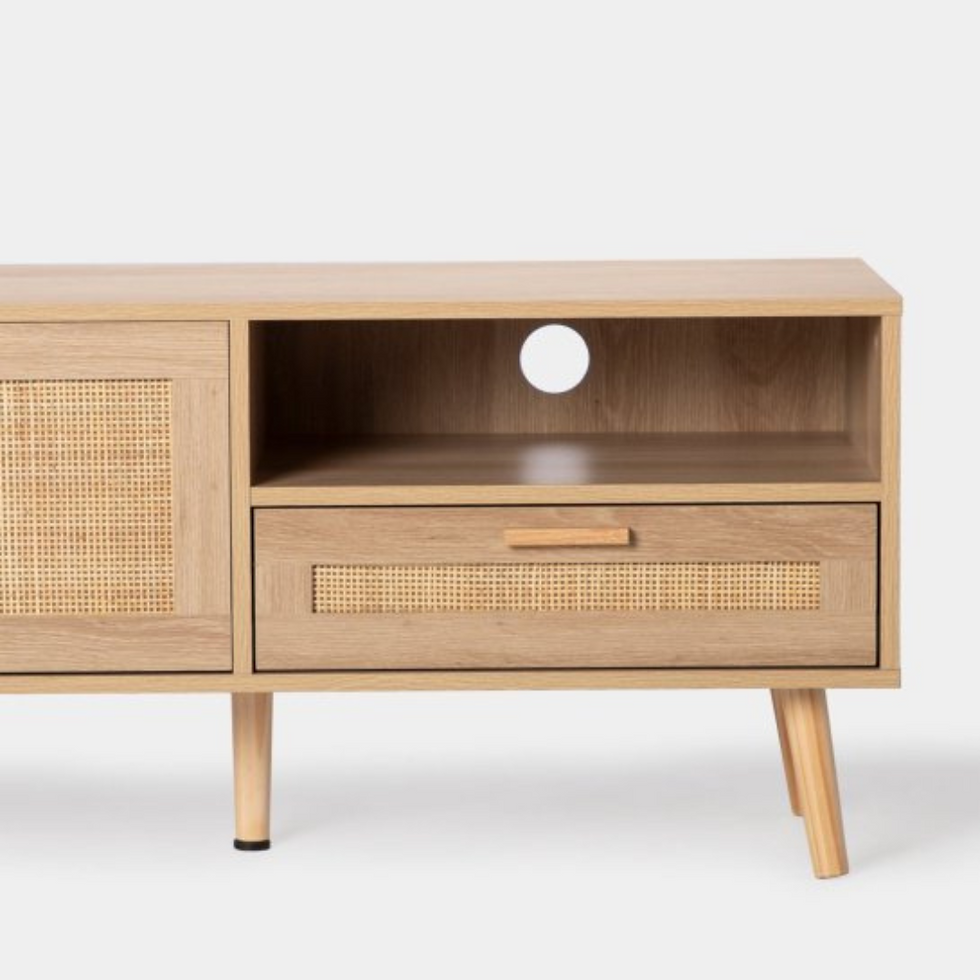 Miniatura: Portobello - Mueble de TV con rattan