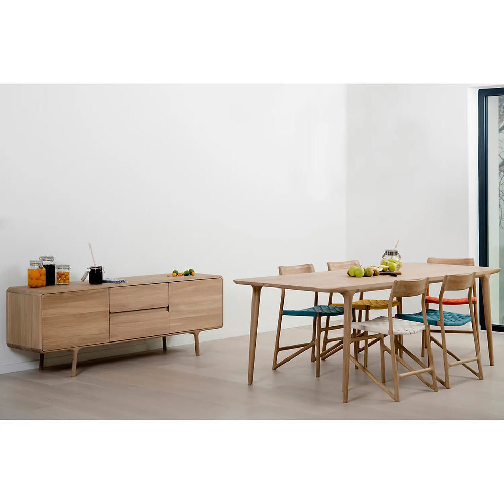 Miniatura: Smile - Mesa de comedor en encino