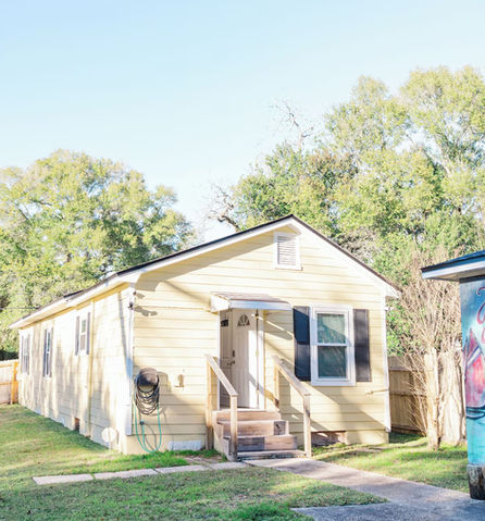 Back of rental home in Pensacola