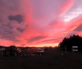 Do you park your camper facing outwards? (Quick evac if needed.) Or just how you feel?