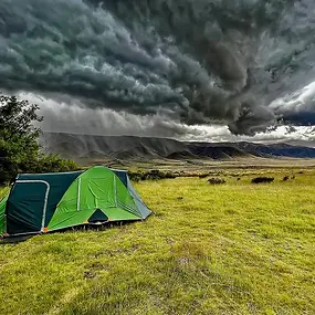 A storm over the DOC Homestead campsite near St Bathans, Central Otago. ©2023 Tony Kissel