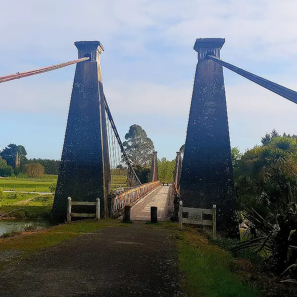 Car camping allows me to still enjoy the outdoors, here at Clifden Suspension. Bridge