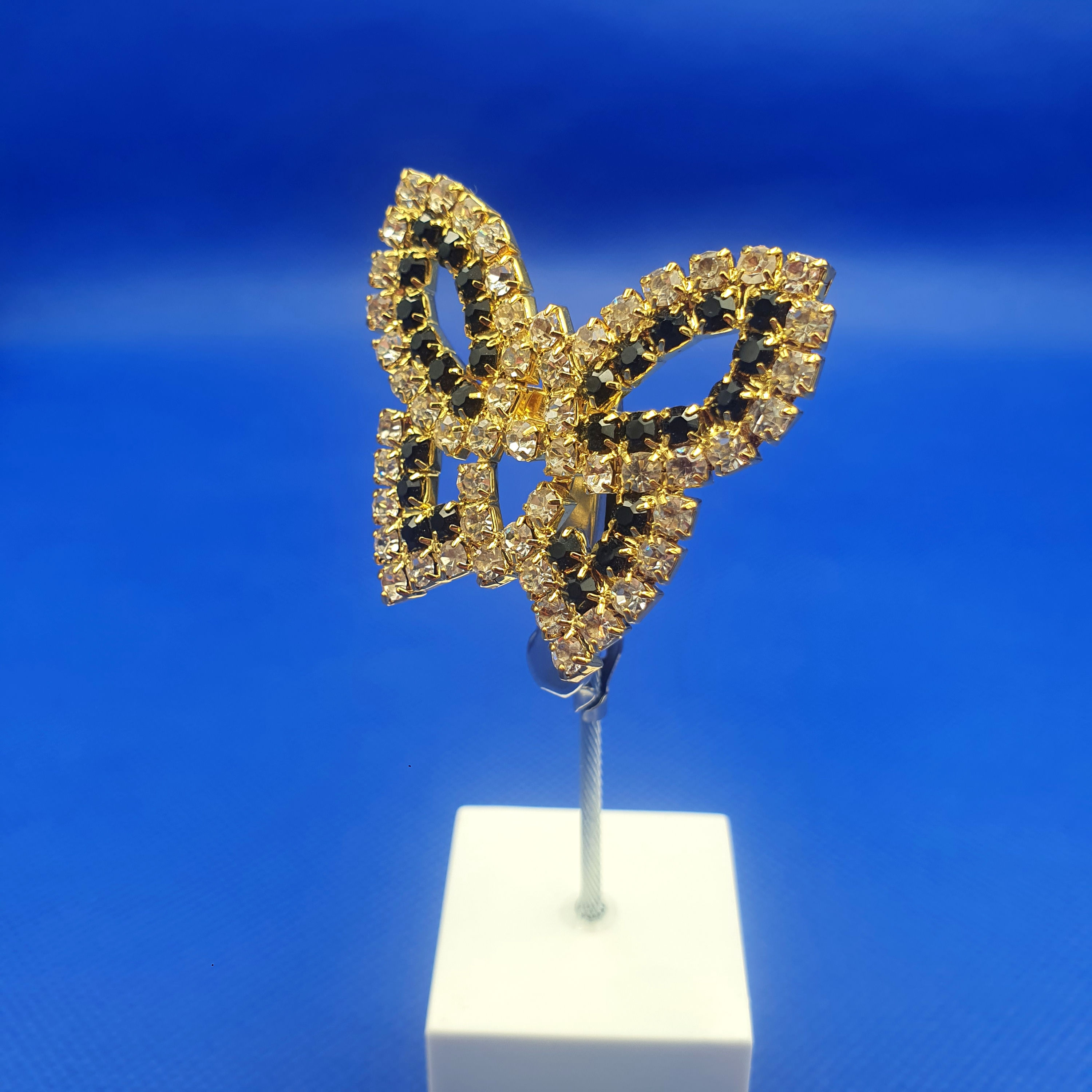 Swarowski Taşlı Kadın Broş | El Yapımı