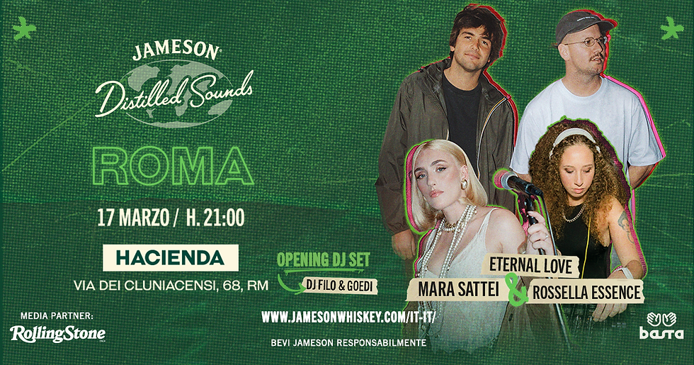 Jameson Distilled Sounds – Mara Sattei & Rossella Essence Live in Roma
