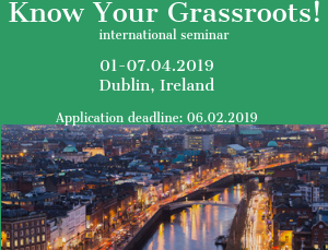 Call for Participants! International Seminar in Ireland!