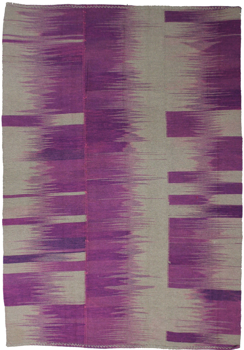 Hand Knotted Antique Patchwork Kilim - 6'4" x 9'0"