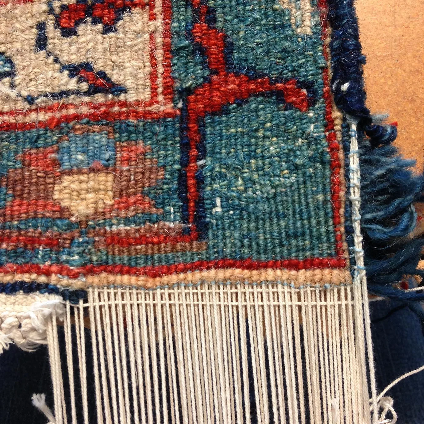 New Knots on Rug Repair