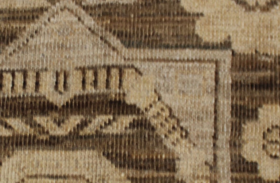 Thumbnail: Hand Knotted Fine Oushak Rug  - 8'11" X 13'1"