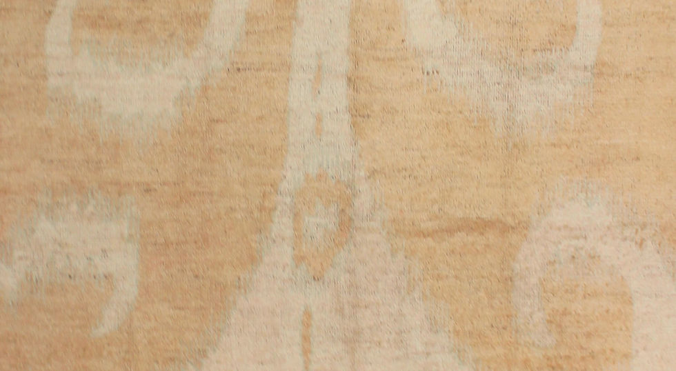 Thumbnail: Hand Knotted Ikat Rug - 9'6" x 11'11"