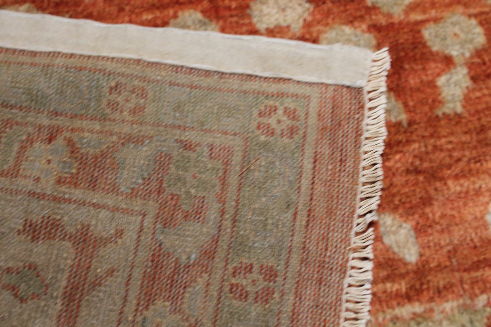 Thumbnail: Aara Rugs Inc. Hand Knotted Fine Oushak Rug - 16'3" X 12'2"
