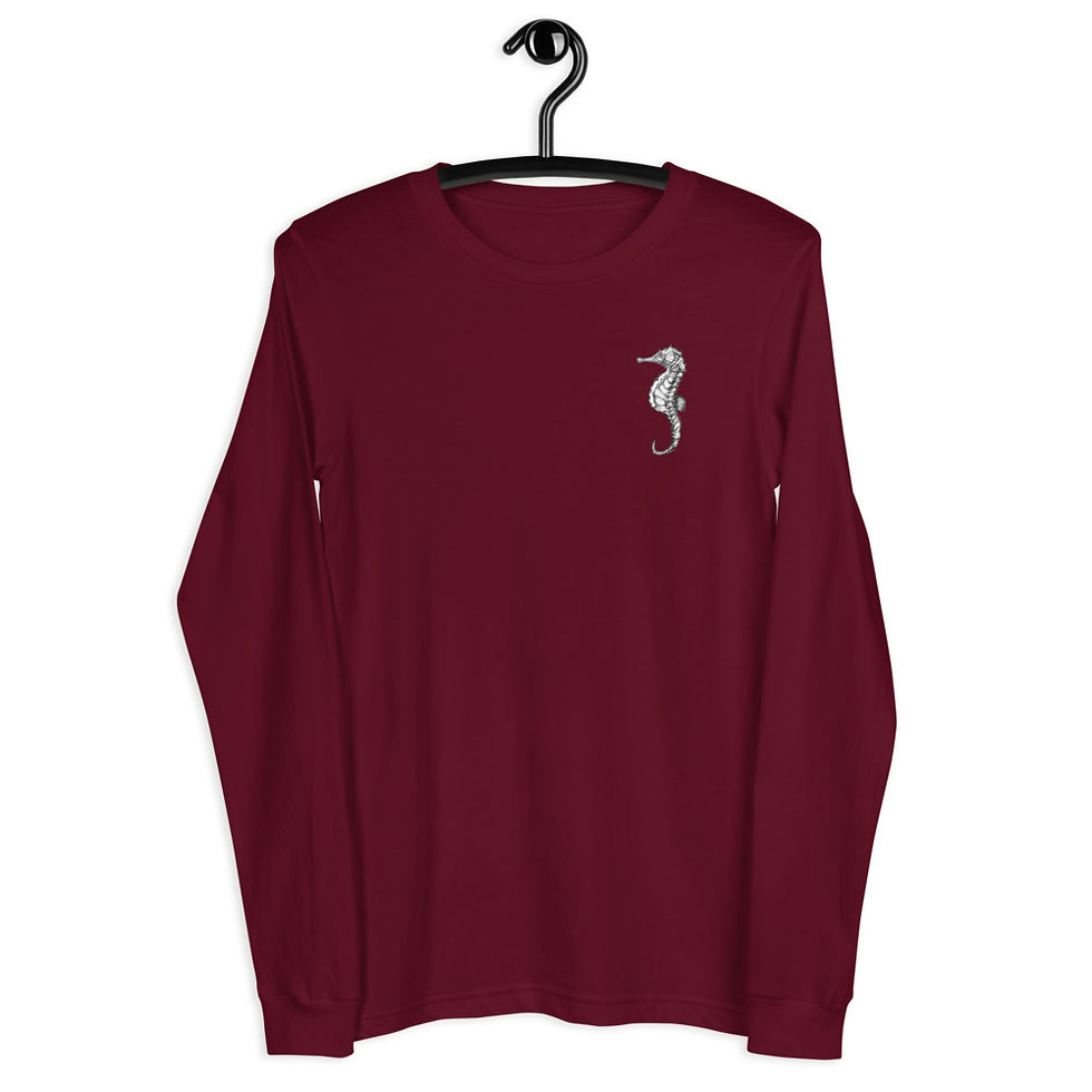 Thumbnail: seahorse // for the sea long sleeve tee
