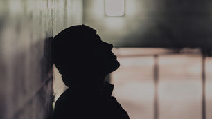 Sad women on thanksgiving day