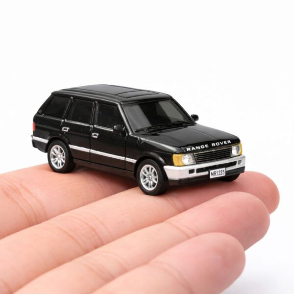 Thumbnail: Mini RC Range Rover–Style SUV | 1:64 Scale Die-Cast Metal Remote Control Car wit