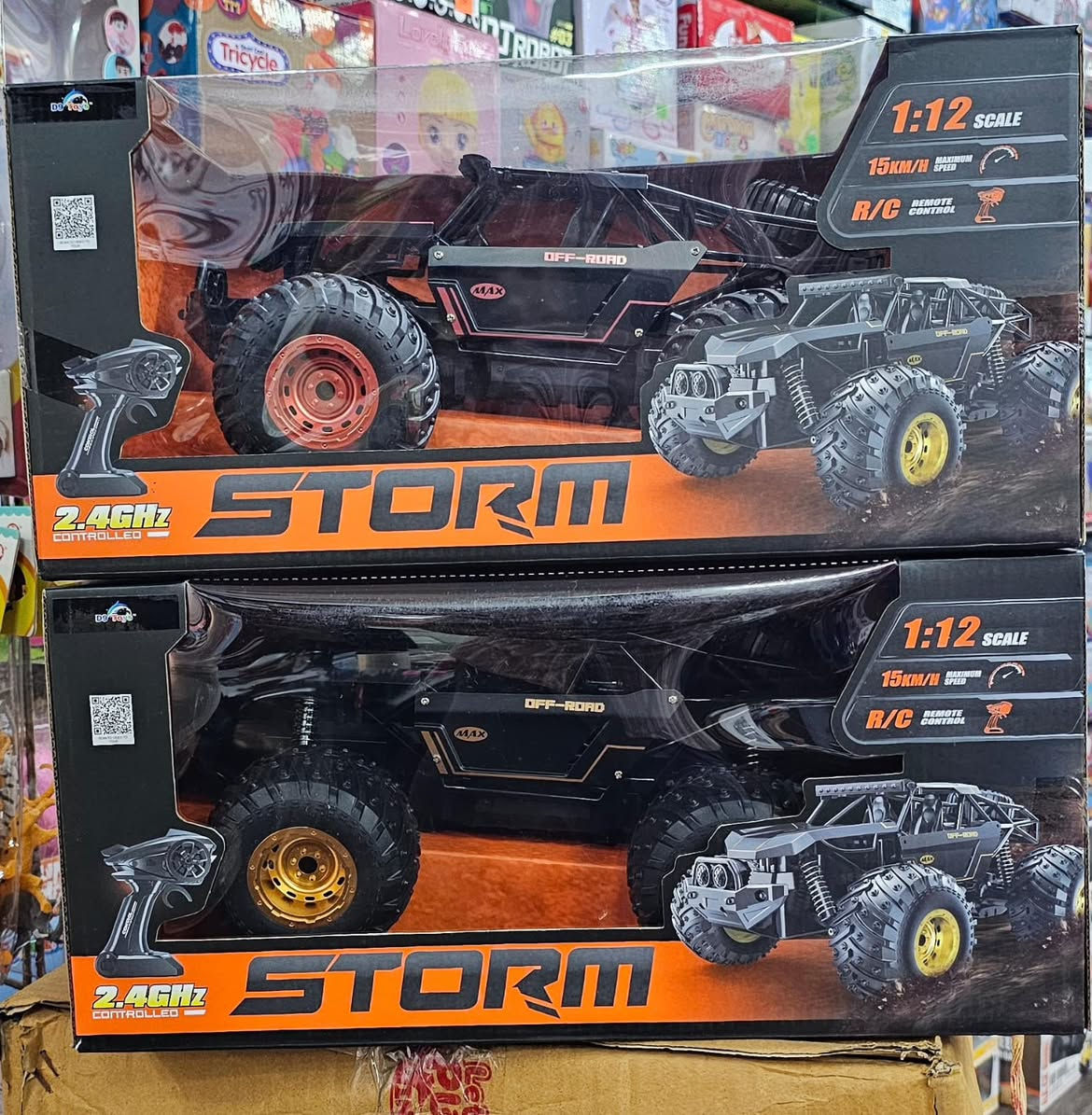 STORM 1:12 Scale 2.4GHz Remote Control Off-Road Rock Crawler RC Truck – High-Spe