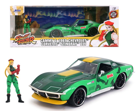 Jada Hollywood Rides – Street Fighter Cammy & 1969 Corvette