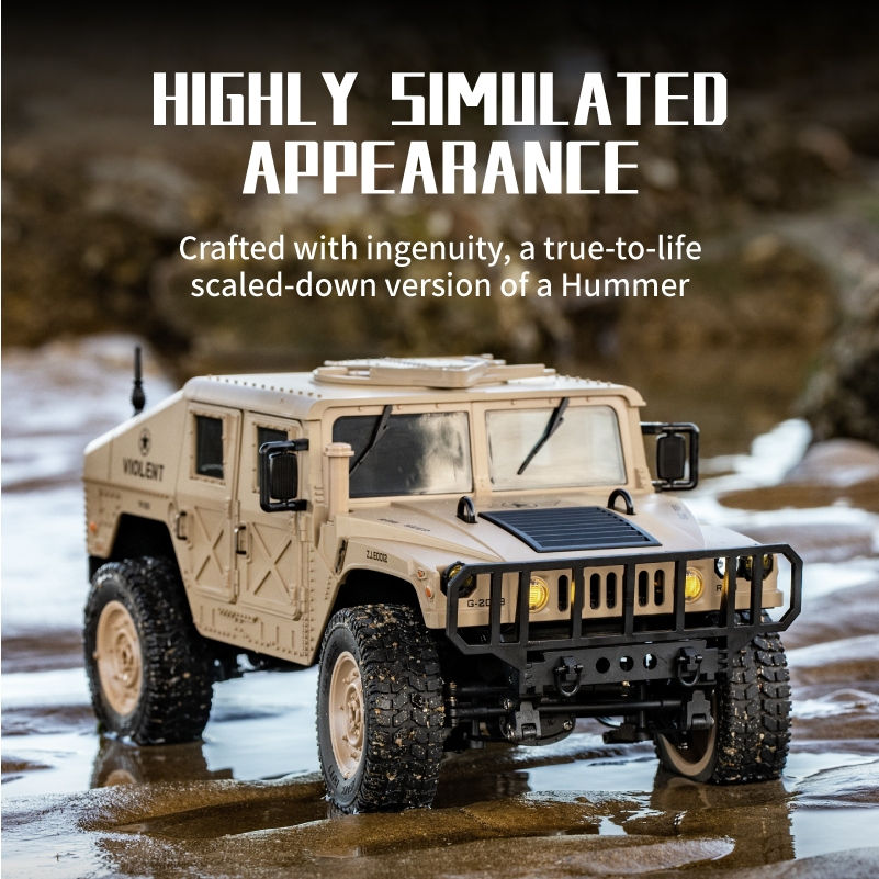 Thumbnail: JJRC Hummer 1:12 Scale RC Off-Road SUV