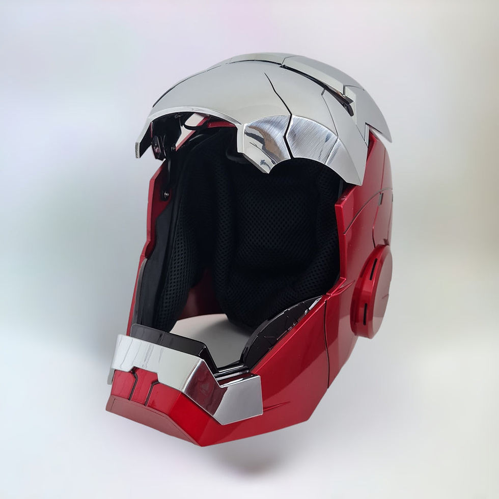 Thumbnail: Iron MK5 Helmet Cosplay Wearable Voice Control Electronic Open/Close LED Eyes Ma
