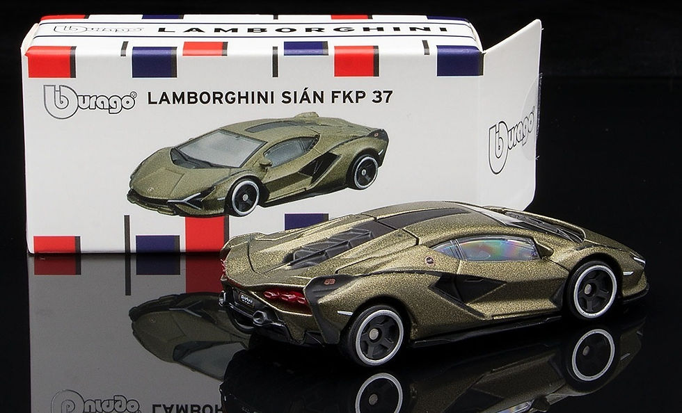 Thumbnail: Burago | LAMBORGHINI SIAN FKP 37| GREEN| Scale 1:64