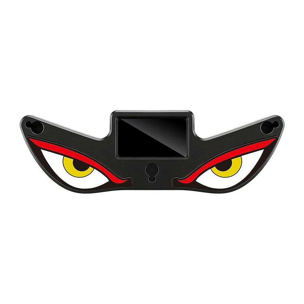 Thumbnail: Fierce Eye Solar LED Light | Red Glow Decorative Warning Light for Vehicles