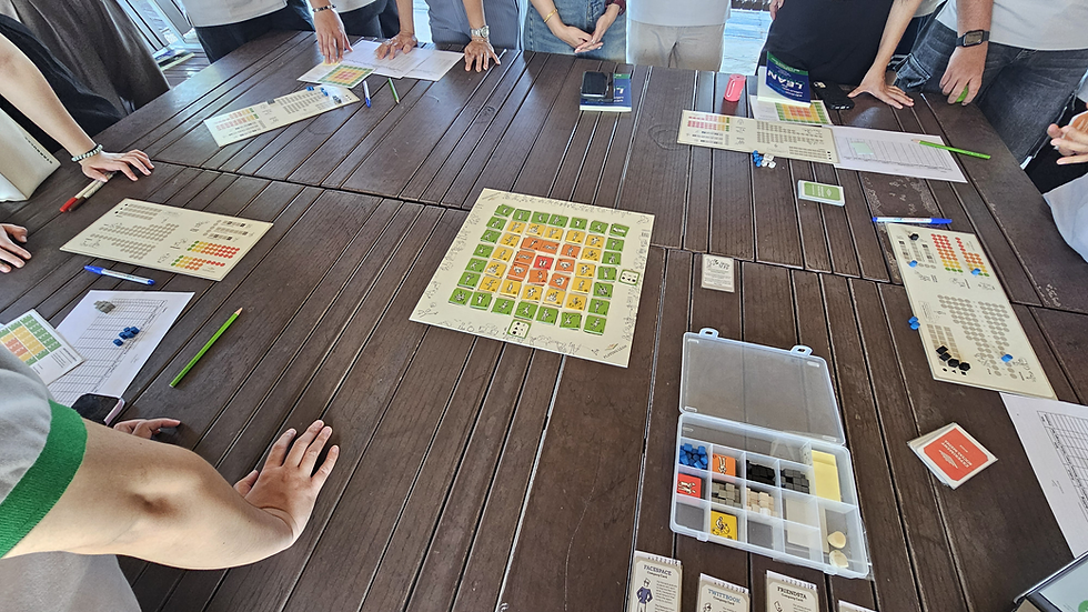 บรรยากาศในการนำเกม PLAYING LEAN มาใช้ในพัฒนาองค์กร