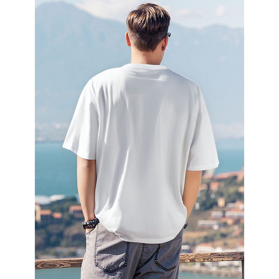 Thumbnail: Men's T-Shirt Printed in USA|180GSM Front DTG