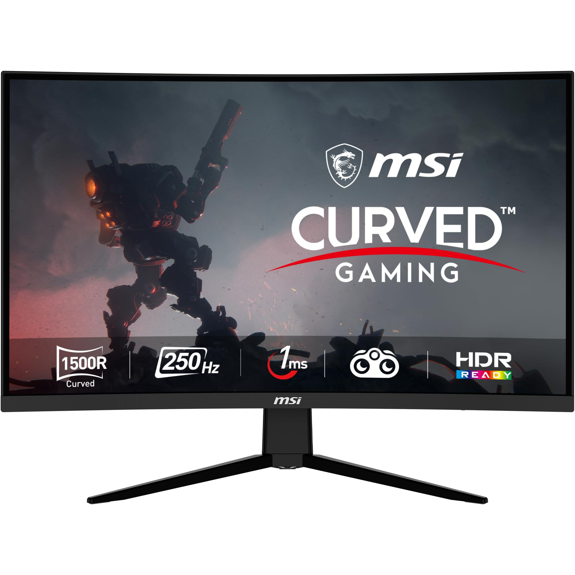 MSI G32C4X 32" Gaming Monitor 1920 x 1080 (FHD) Curved Gaming Monitor 1 ms 250Hz