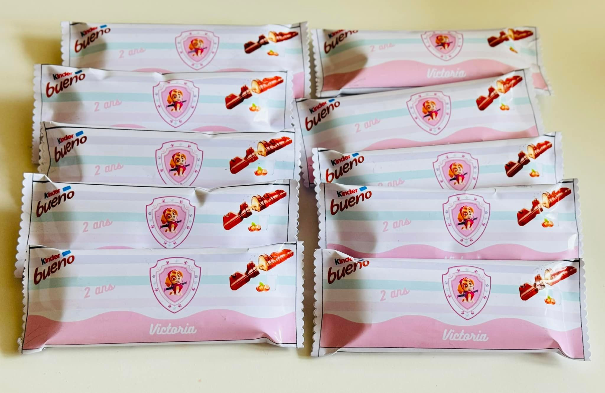 Kinder bueno personnalisés