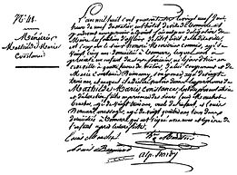 AGUELI Acte de naissance Marie Huot