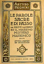 reghini le parole sacre e di passo