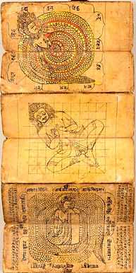 Livre de rituels tantriques et d'astrologie (Népal, XVIIe siècle)