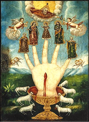 main du christ