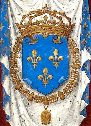blason roi de france fleurs de lys