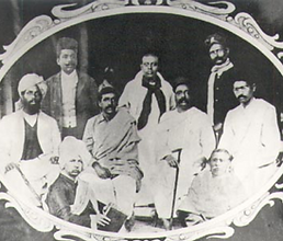 Bal Gangadhar Tilak et d’autres chefs indépendantistes hindous