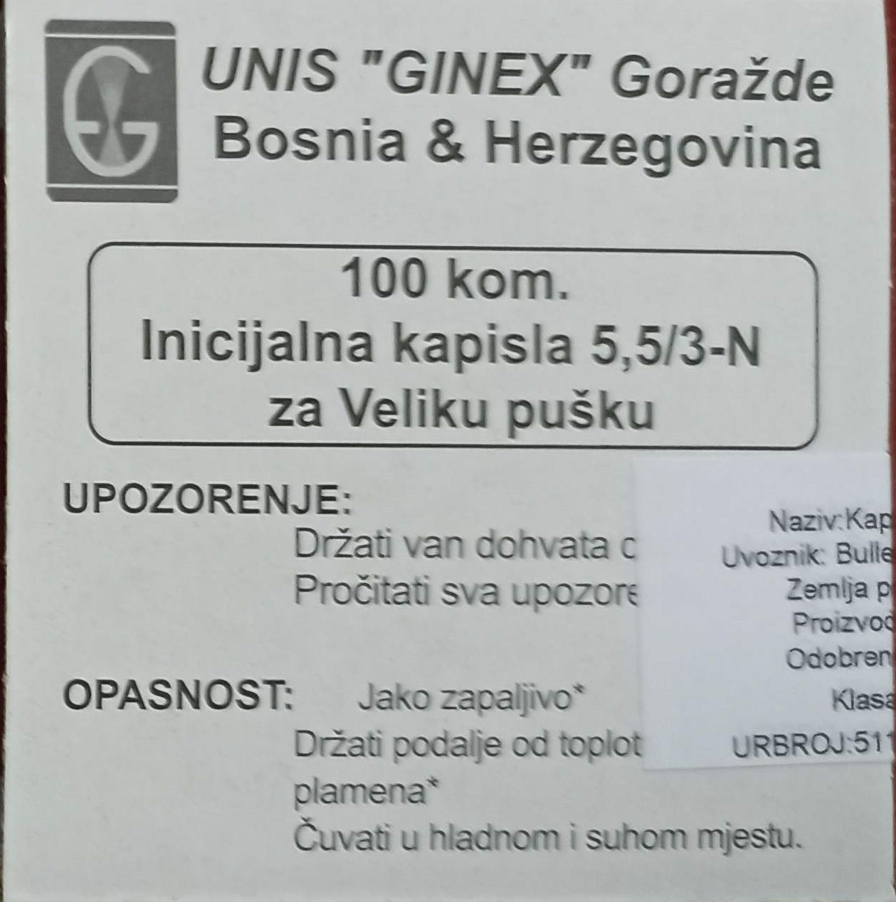 Ginex Kapisla 5,5 Large Rifle