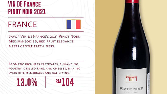 VIN DE France PINOT NOIR 2021