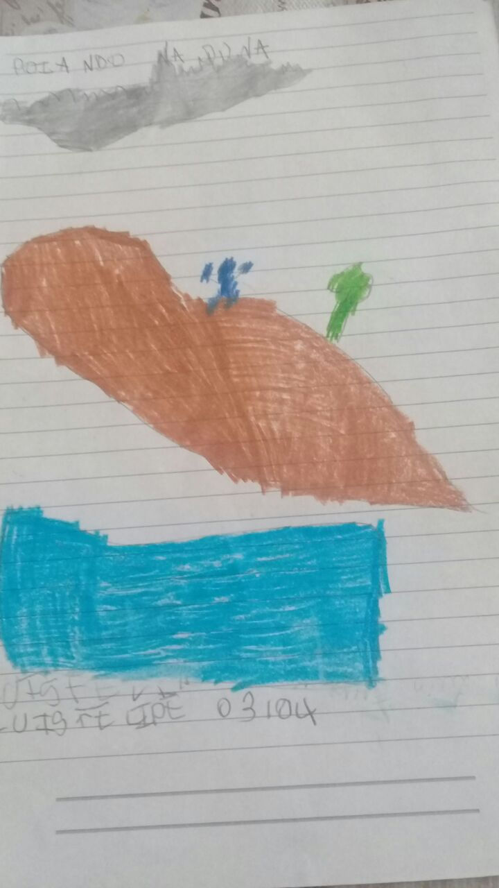 Atividade de desenho.