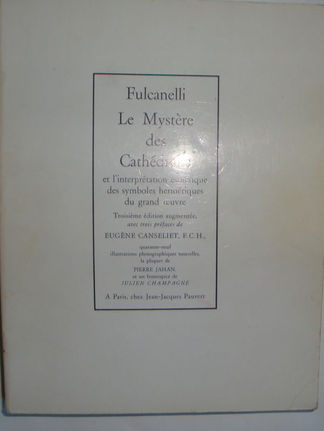 Fulcanelli - Tajemnica katedr (wydanie francuskie)