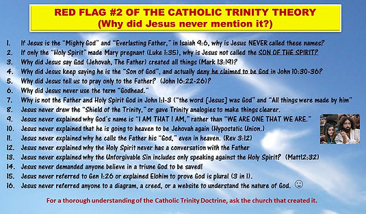 JESUS NEVER EXPLAINED A TIUNE GOD!