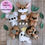 Thumbnail: Australian animals felt set of 6 PDF Patterns. DIY felt toys, Kangaroo, koala...