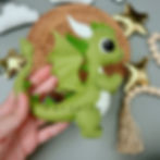 Thumbnail: Dragon set felt PDF Pattern. Sewing Dragon animal, star, diamond, cloud. DIY toy