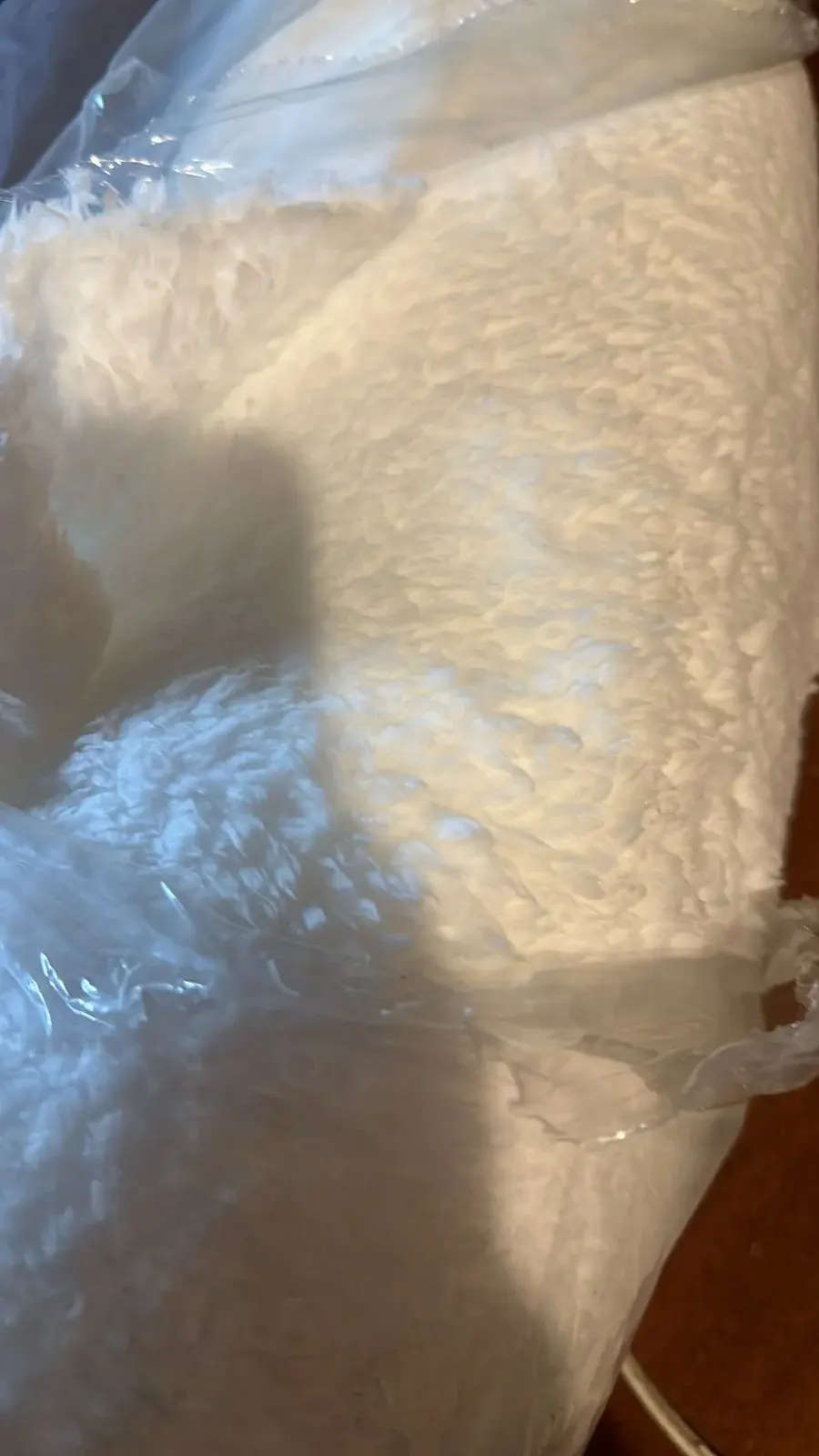 Miniatura: Malha felpuda LV branco 1 metro 