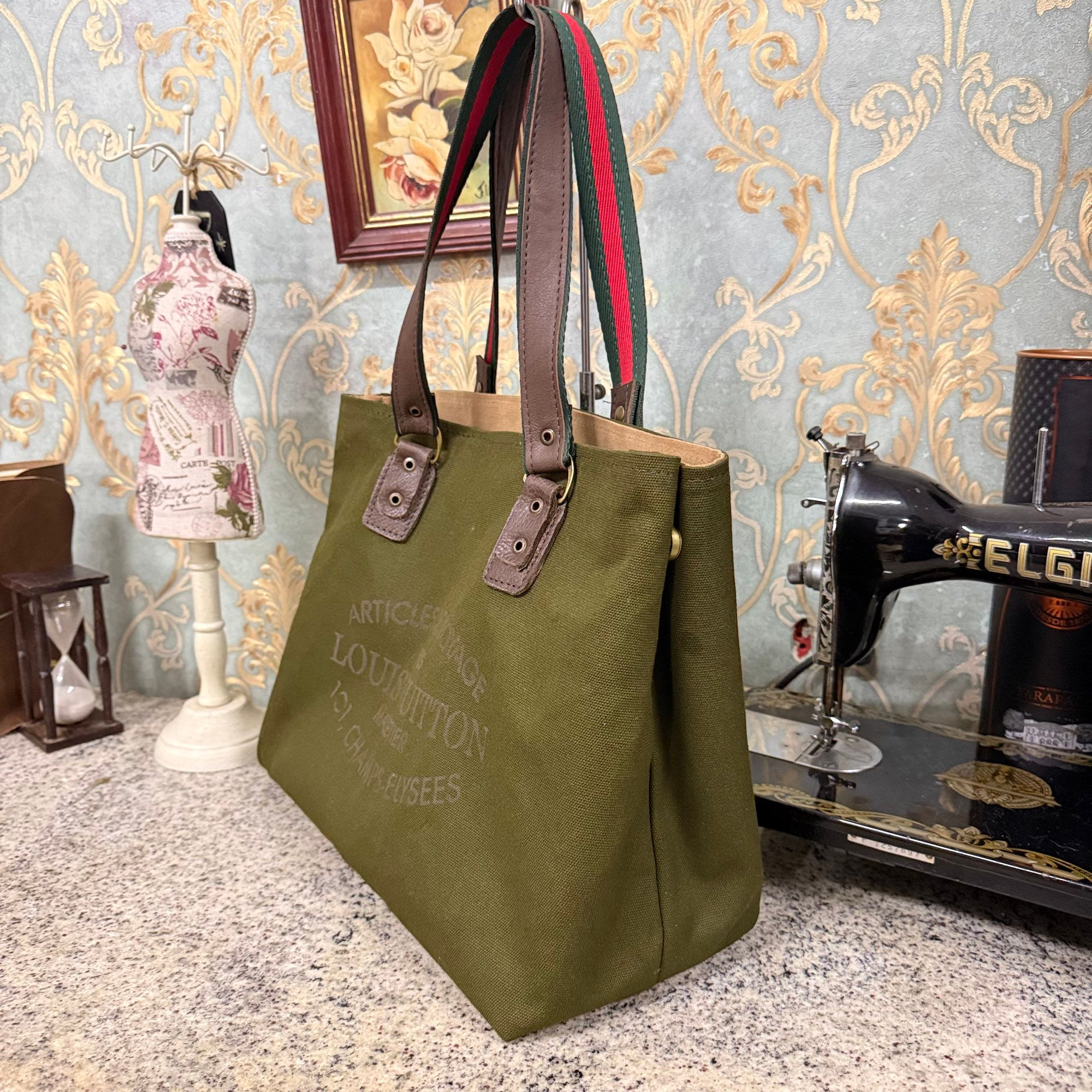 Lona caminhão verde militar 