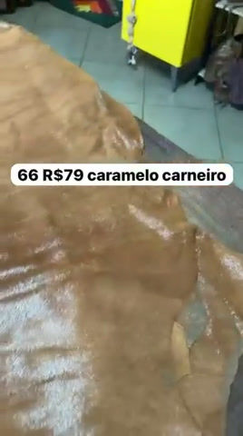 Couro 66 Carneiro caramelo 