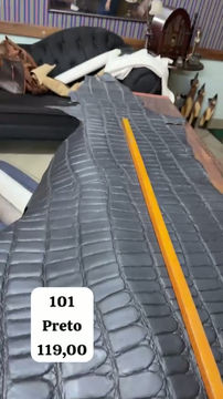 couro legítimo 101 preto 