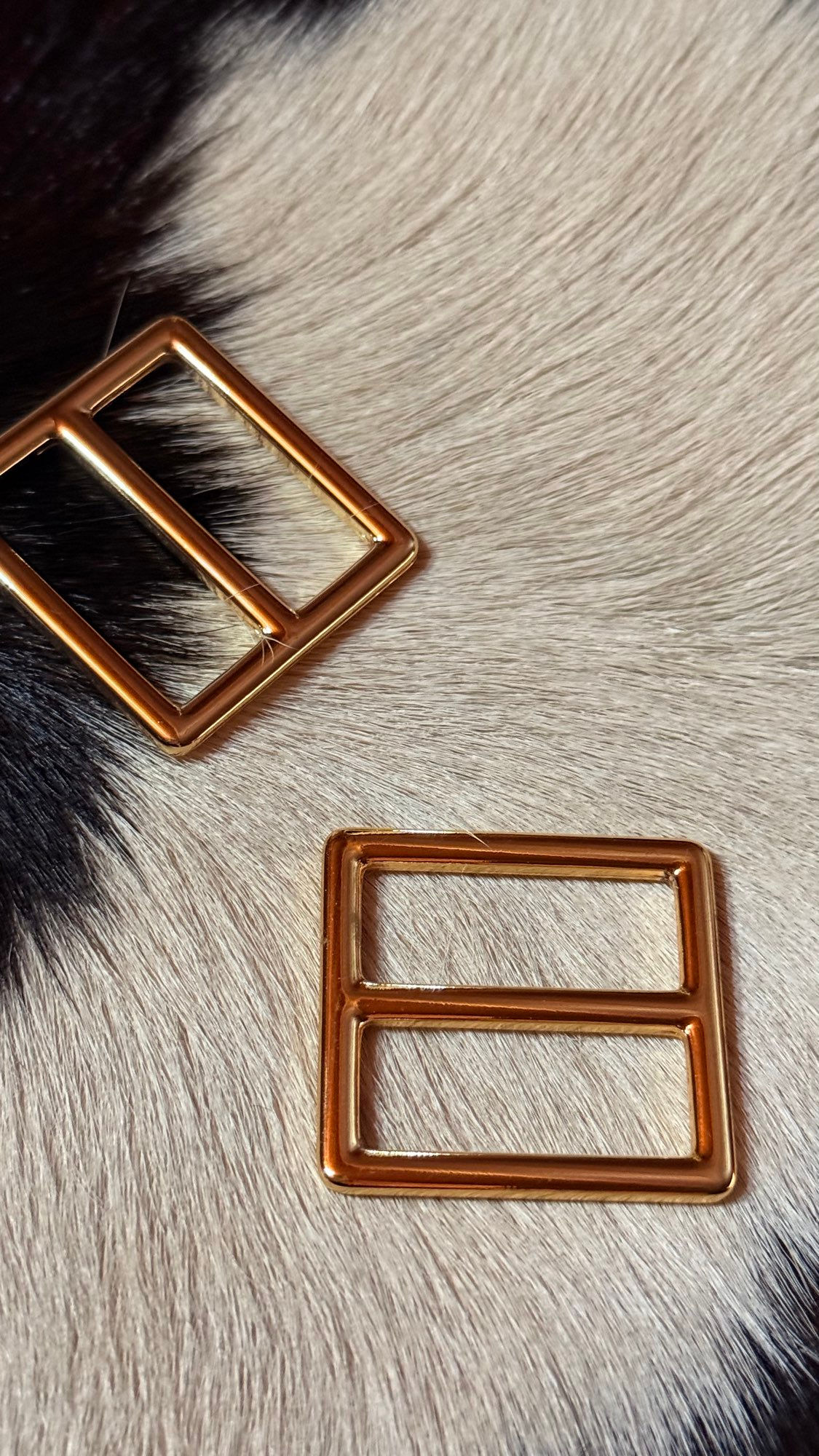 Regulador Hermes quadrado 3cm dourado - 1 unidade