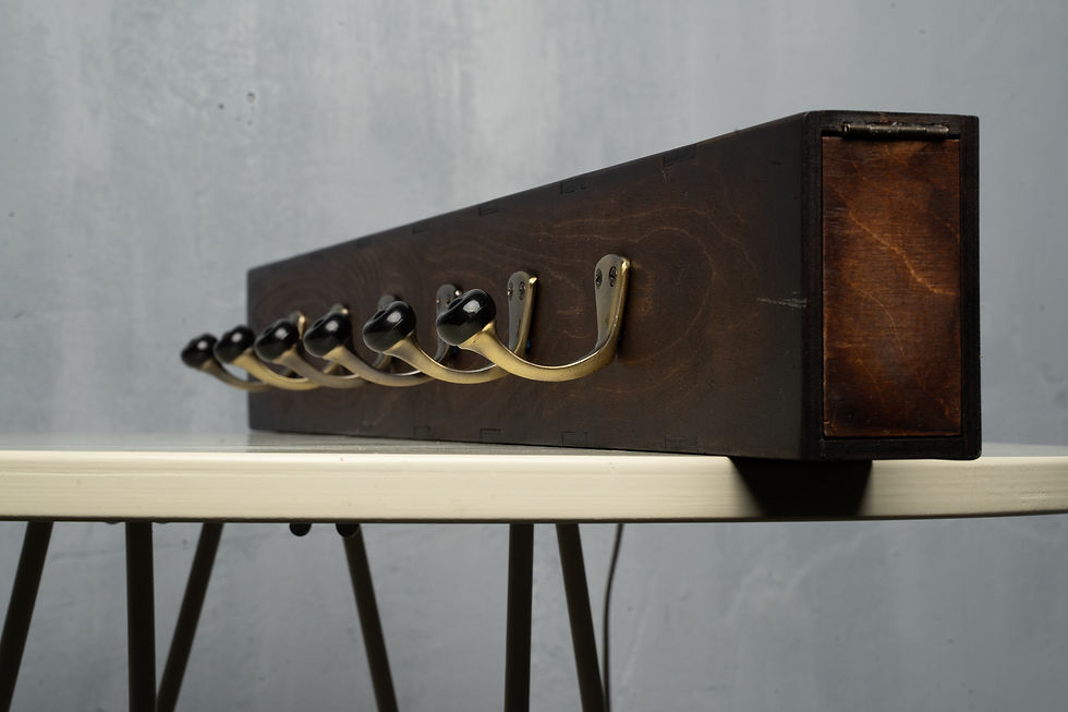 Thumbnail: Puzzle for escape room with secret compartment: coat hanger
