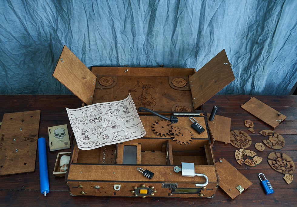 Thumbnail: yo-ho-ho pirate chest with puzzles inside
