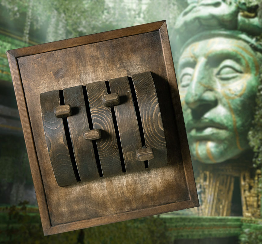 Puzzle with levers